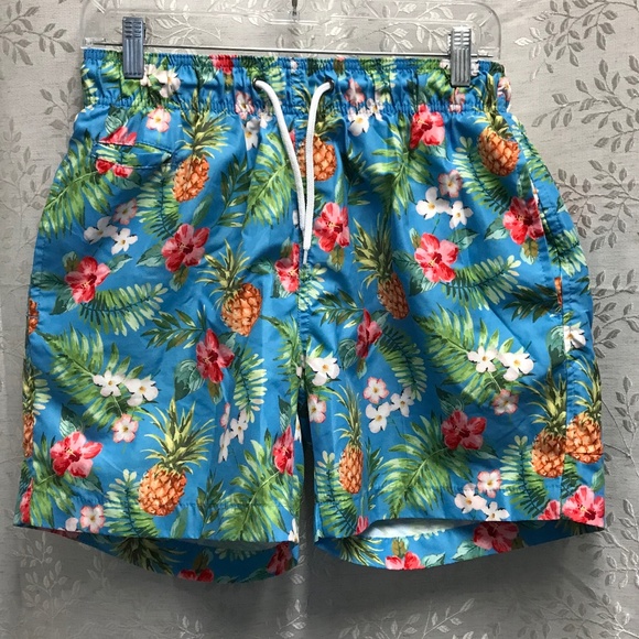Men's pineapple swim trunks - Picture 1 of 4